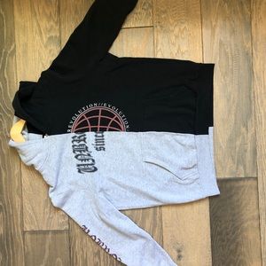 Topman Split Hoodie